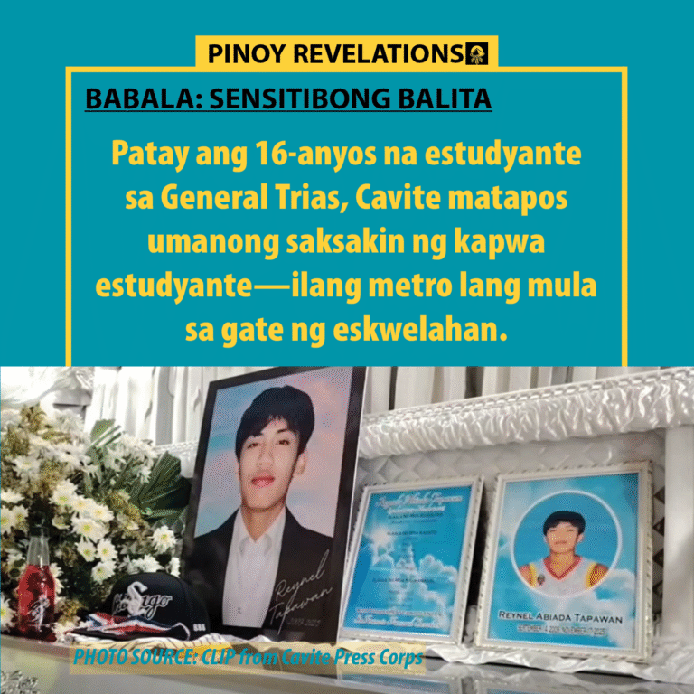 Isang 16-anyos na Grade 10 student, patay